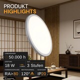 thumbnail of ENOVALITE LED Panel ELED300205 18 W 3000 K, 4000 K, 5700 K einstellbar in warm-, neutral- und kaltweiß (CCT)