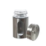 thumbnail of Gewürzstreuer Edelstahl Sichtfenster 3 Streumöglichkeiten 80ml