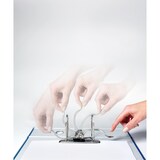 thumbnail of LEITZ Classeur à levier 2 faces personnalisables 180°, A4, 8 cm, PVC blanc