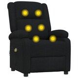 thumbnail of vidaXL Massagesessel Elektrisch Schwarz Stoff