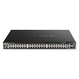 thumbnail of D-Link DGS-1520-52MP/E 52-Port Smart Managed PoE+ Gigabit Stack Switch, 4x 2.5 GE, 4x 10G