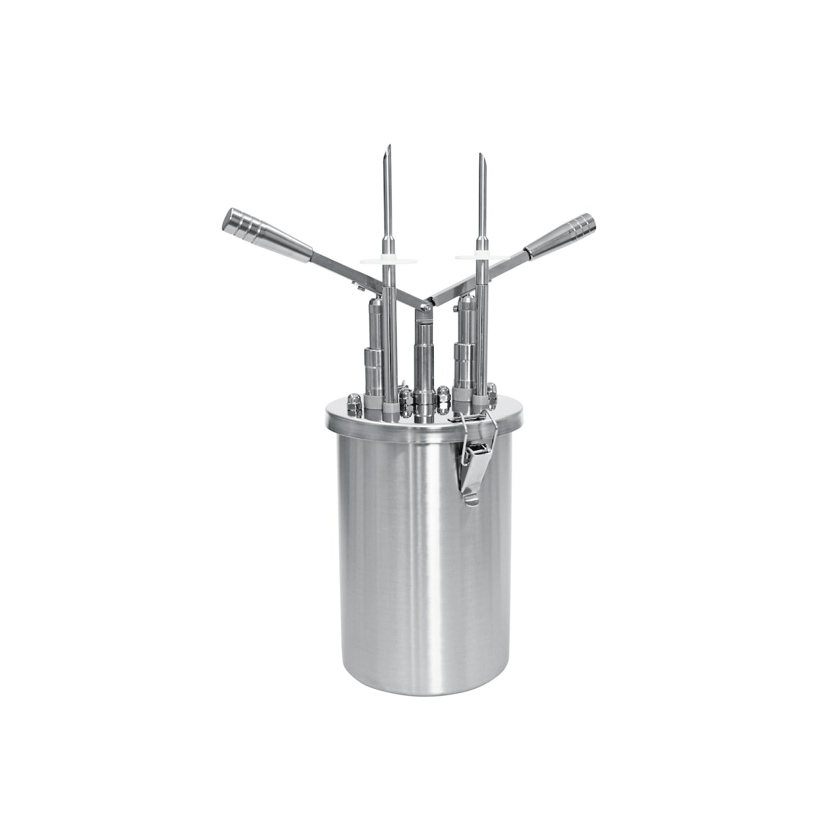 Gebäckfüller doppelt Inhalt: 4,5 Liter - Edelstahl