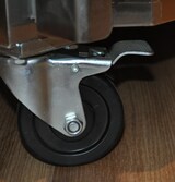 thumbnail of Kühlschrank BONGO auf Räder | 1x abschließbare Tür | 600 Liter, HxBxT 201x68x81cm | -2/+8°C | Edelstahl/Aluminum + CHEFGASTRO Geschirrtuch