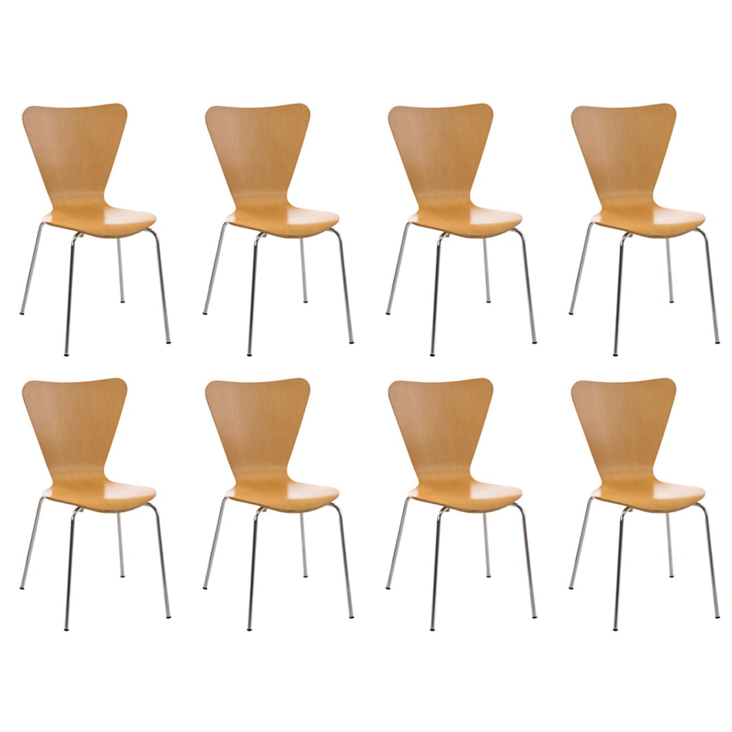 8x Konferenzstuhl Calisto natura