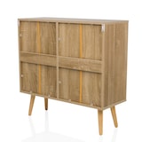 thumbnail of Sideboard / Kommode STRYN 80x30x78 cm 3 Schubladen 1 Tür hellbraun hjh LIVING