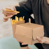 thumbnail of 50x BIONATURE Snackbecher braun mit Fettbarriere 100g  7 x 9 x 9 cm 50 Stück