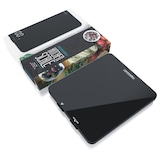 thumbnail of Arendo Küchenwaage mit schwarzer Hochglanz Glasoberfläche 19 x 16,5cm - LED Display - 4mm Glas