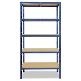thumbnail of shelfplaza HOME 200x100x50 cm Schwerlastregal in blau mit 5 Böden und 175 kg Traglast pro Boden