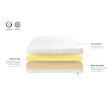 thumbnail of Matelas   Mousse à mémoire de forme 140x200 cm PARIS BELLECOUR