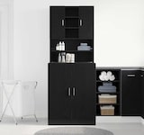 thumbnail of vidaXL Waschmaschinen-Schrank 2 pcs Schwarz Eichen-Optik
