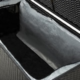 thumbnail of vidaXL Gartenbox Poly Rattan 100x50x50 cm Schwarz