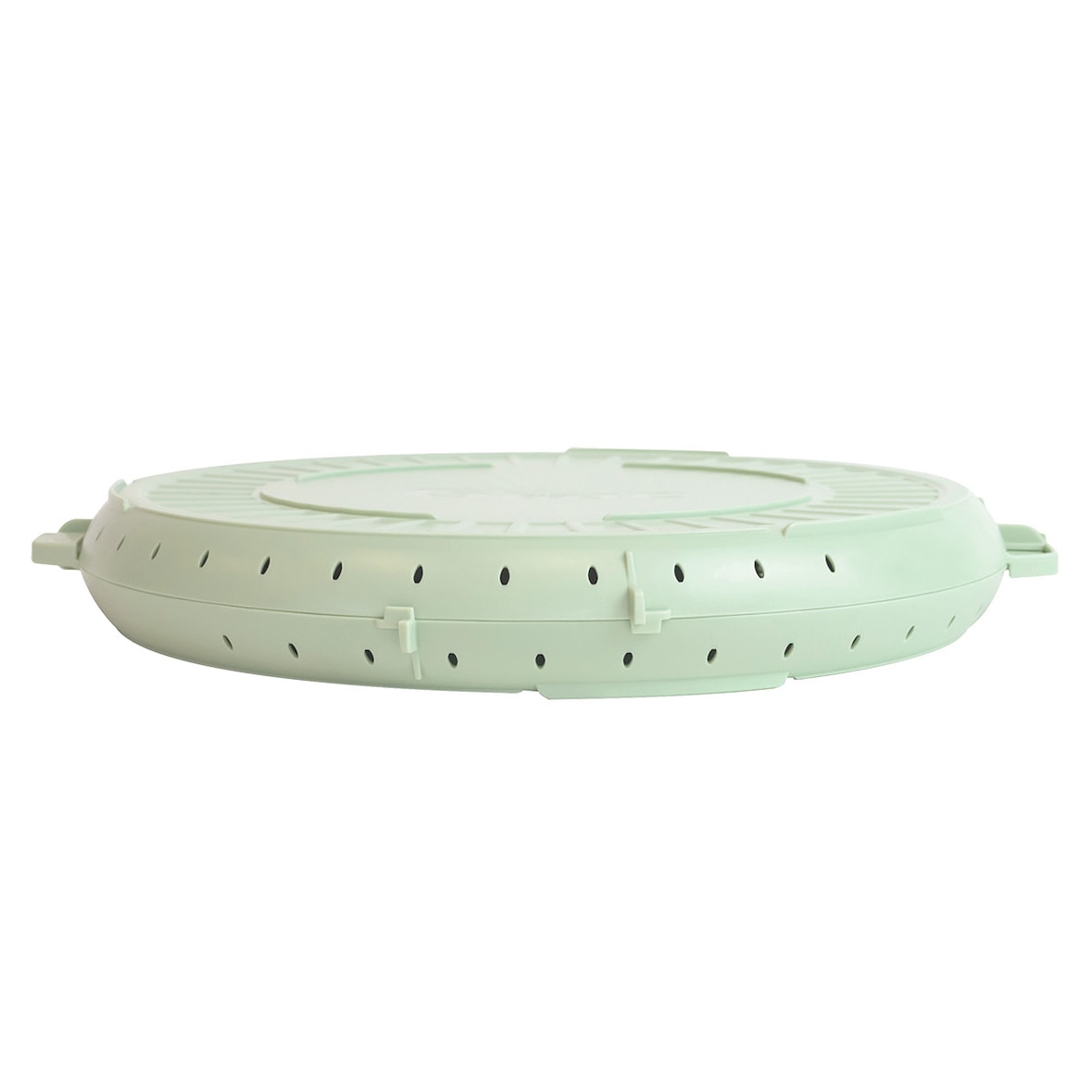 Boîte ronde réutilisable pour pizzas, tartes -  Vert amande Gilac Maison G603415