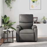 thumbnail of vidaXL Massagesessel Grau Kunstleder