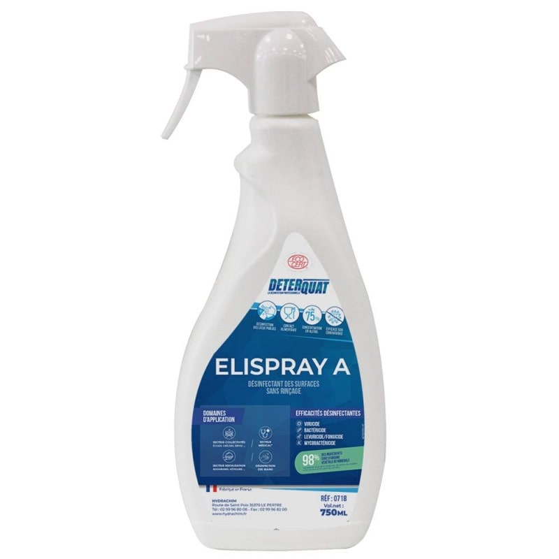 Spray désinfectant - Déterquat AL - 750ml - HYDRACHIM