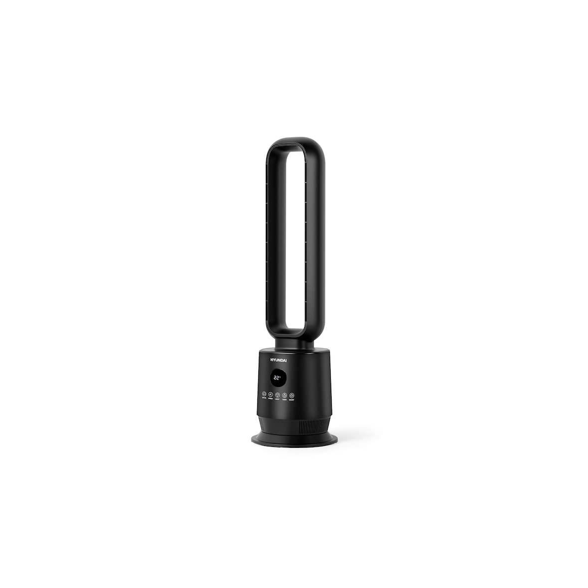 Hyundai Electronics - Bladeless ventilator Premium - 3 snelheden - Zwart
