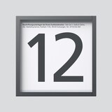 thumbnail of Siedle&Söhne Informationsfeld IM 700-0 DG 210012697-00