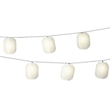 thumbnail of LED Solar Lichterkette 10 weiße Lampions Garten Balkon Terrasse Lampionkette