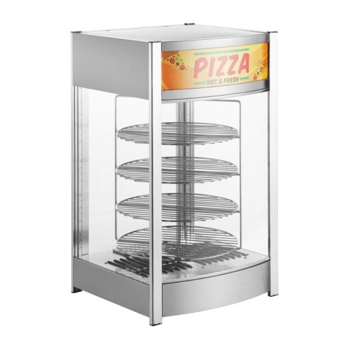 Equipementpro - Buffalo 4-laags roterende verwarmde pizzavitrine