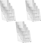 thumbnail of Danieli Store | Expositor portafolletos de 4 plazas 1/3 A4 de mesa en metacrilato | Expositor de mesa | Expositor para volantes y tarjetas (3 Uds.)