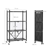 thumbnail of COSTWAY Scaffale Pieghevole ad Alte Prestazioni