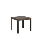 thumbnail of Mesa extensible 90x90/246 cm Línea Nogal Estructura Antracita