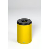 thumbnail of PROREGAL Selbstlöschender Papierkorb | 50 Liter, HxBxT 53x37x37cm | Verzinkter Stahl | Gelb | Papiereimer Mülleimer für Papier