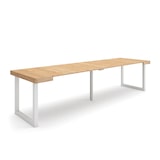 thumbnail of Consolle allungabile, Tavolo consolle allungabile, 302x90x73cm, Per 14 persone, Gambe in legno, Stile moderno, Rovere _ 366_18