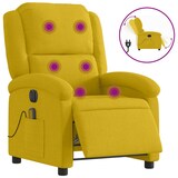 thumbnail of vidaXL Massagesessel Elektrisch Gelb Samt