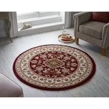 thumbnail of Traditioneller Teppich in Trendfarben `Glazert` . Farbe: Rot, 133x133 cm | Kadima Design