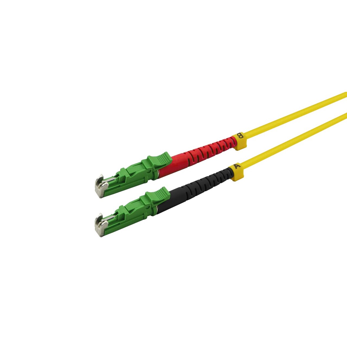 Helos LWL Patchkabel E2000® APC/E2000® APC (LSH) Duplex 9/125µm OS2 gelb 1,0m