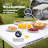 thumbnail of Casaria Gartentisch Campingtisch klappbar 220cm Weiß