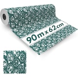 thumbnail of Rotolo di Carta Regalo Verde Christmas Globes 62cm x 90m – Carta da Regalo di Natale Riciclata