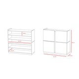 thumbnail of Zapatero HERDASA modelo 516 de la colección NEW YORK, con puertas en nogal y detalle arena.