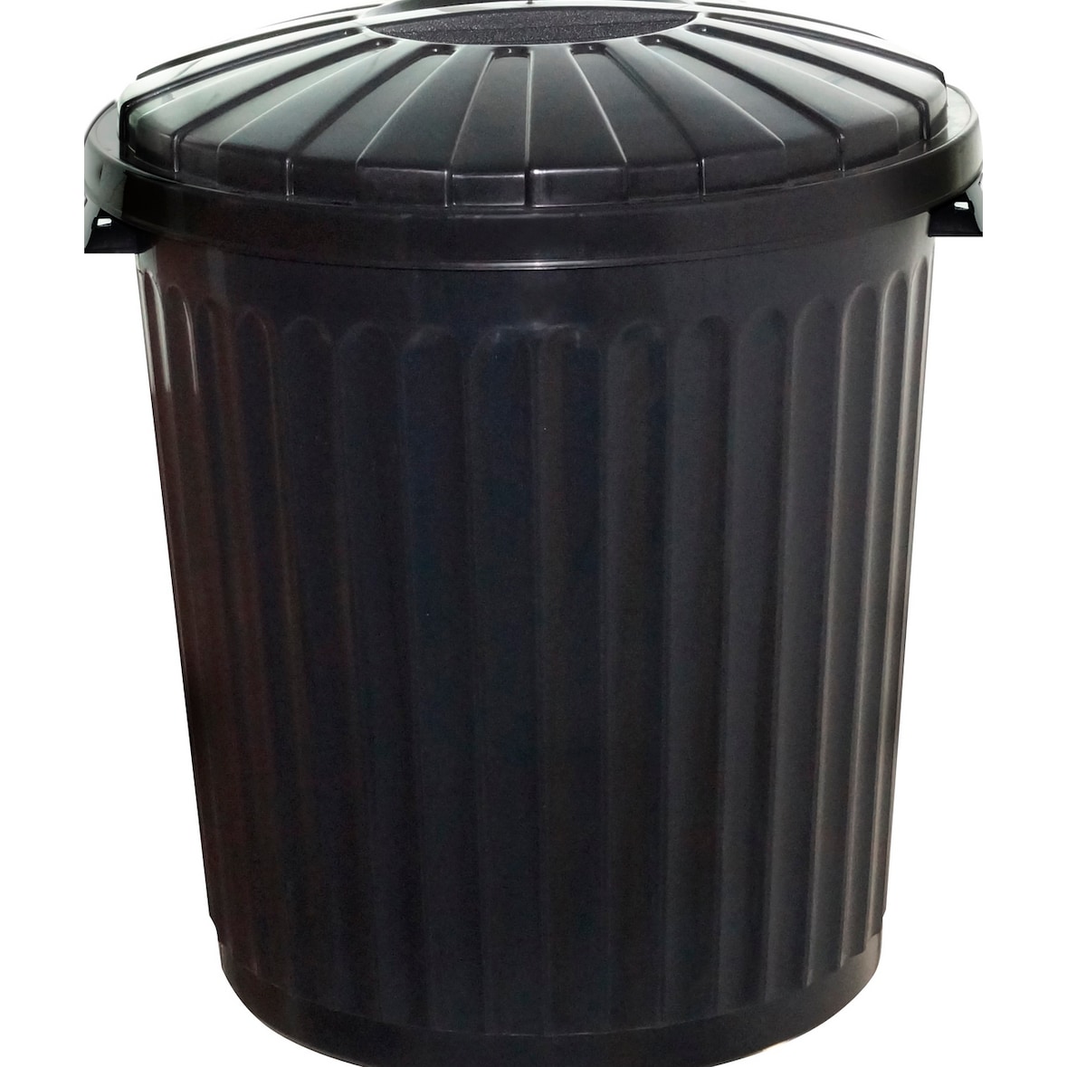 aro Abfalleimer, Polypropylen, Ø 42 x 48 cm, 43 L, rund, mit Deckel, stapelbar, schwarz