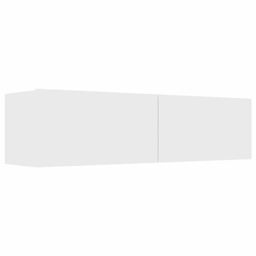 vidaXL Tv-meubel 120x30x30 cm bewerkt hout wit | Makro