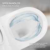 thumbnail of ECD Germany Wand-WC spülrandlos 49 cm kurz Weiß glänzend – Keramik Tiefspüler, Nano, WC-Sitz Duroplast Softclose abnehmbar