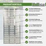 thumbnail of DREIBREIT by TRUTZHOLM 3-fach Auffahrrampe klappbar 255cm Tragkraft 1020kg Alu grau gelocht gerillt