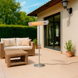 thumbnail of Sined Caldo Ira Inox Palo Infrarotheizung Für Den Außenbereich Mit Komplettem Ständer 2000w Grau