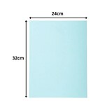 thumbnail of Exacompta 410006E 5x 100er Packung Aktendeckeln aus Recycling Karton 220g Forever, 24x32cm - Hellblau
