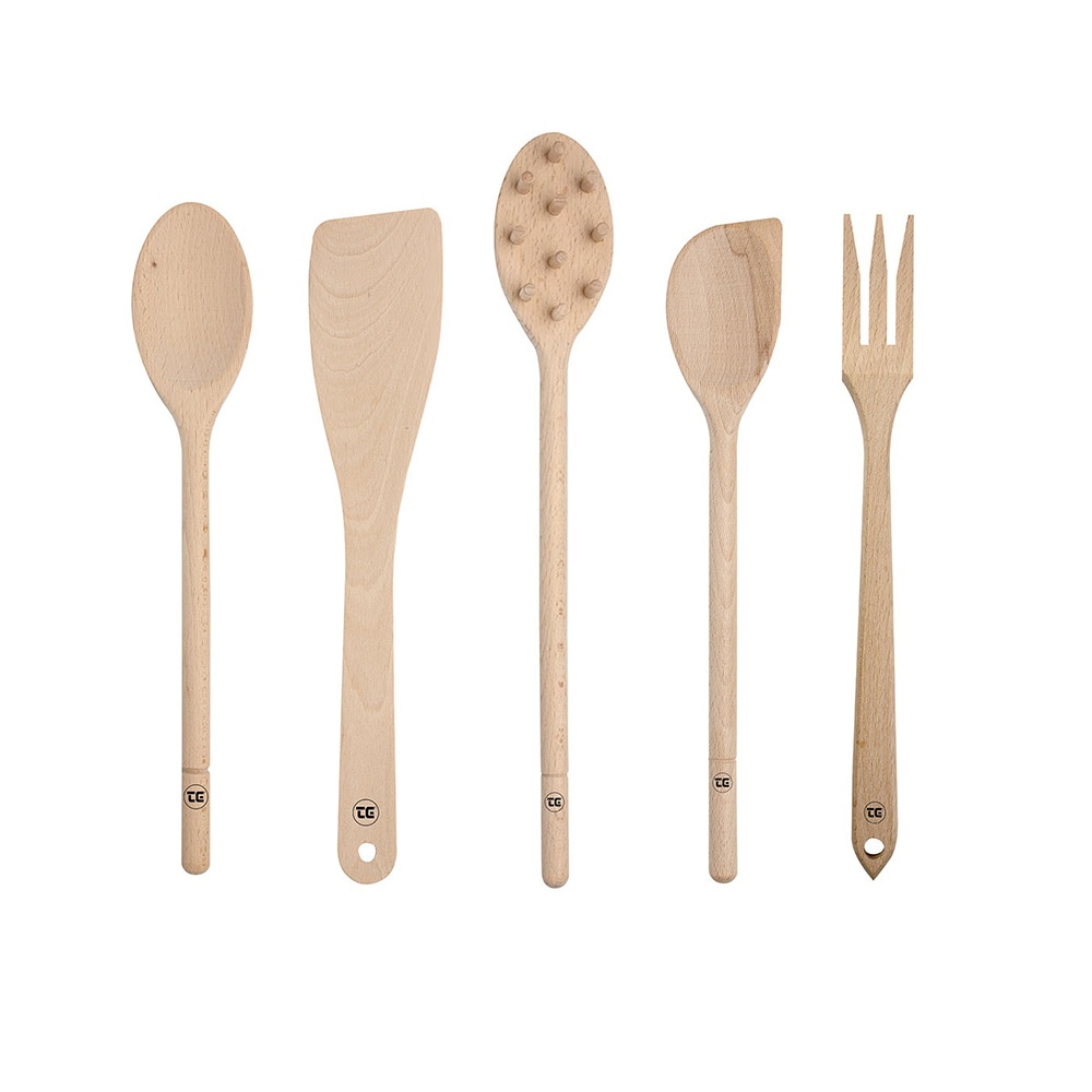 Set d'ustensiles de cuisine en   -  Marron  Bois T&g Woodware