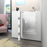 thumbnail of Senioren Sitzbadewanne Sitzwanne Badewanne mit Tür S02-C-L 100x78 cm