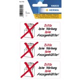 thumbnail of HERMA Hinweisetikett 5742 Werbung 79x34mm sw/rt 3 St./Pack