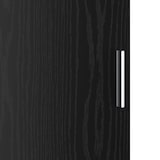 thumbnail of vidaXL Hoge Kast Zwart Eiken 35x39x168 cm Gelaagd Hout