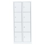 thumbnail of Schließfachschrank Wertfachschrank Fächerschrank Spind 8 Fächer Weiß 523427