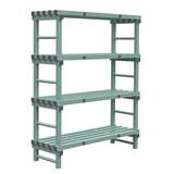 thumbnail of Euro-plank met 4 kunststof planken 1400x500x1750mm