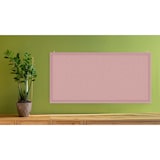 thumbnail of Pinnwand, Korktafel in Pink, 80×40 cm, Holzrahmen – Pink lackiert