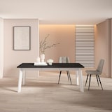 thumbnail of Tavolo da Pranzo, Cucina, Sala da pranzo, 194x90x75cm, Per 10 persone, Gambe in legno, Stile moderno, Nero - 391_37