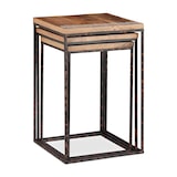thumbnail of Helloshop26 - Lot de 3 tables basse d'appoint bois de manguier naturel 13_0002598