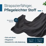 thumbnail of TexDeko Stehtischhusse Premium Anthrazit Ø 90cm mit Schleifenband