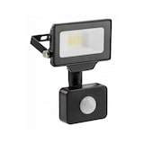 thumbnail of 10w LED Flutlicht Strahler für den Außenbereich IP65 mit Bewegungssensor in schwarz Eckig|Kaltweiß